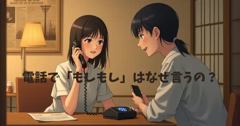 電話で「もしもし」はなぜ言うの?その由来と意外な歴史を解説