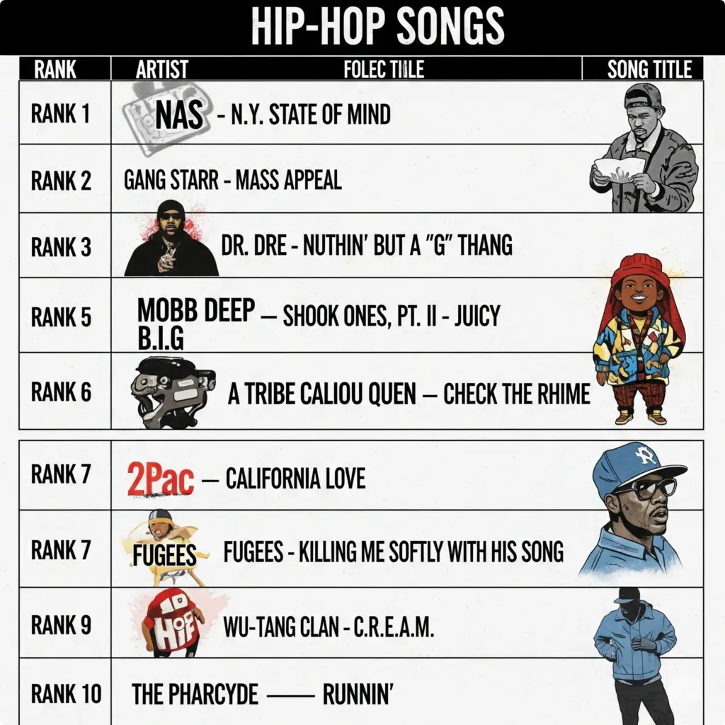 洋楽ヒップホップのランキングイメージ画像