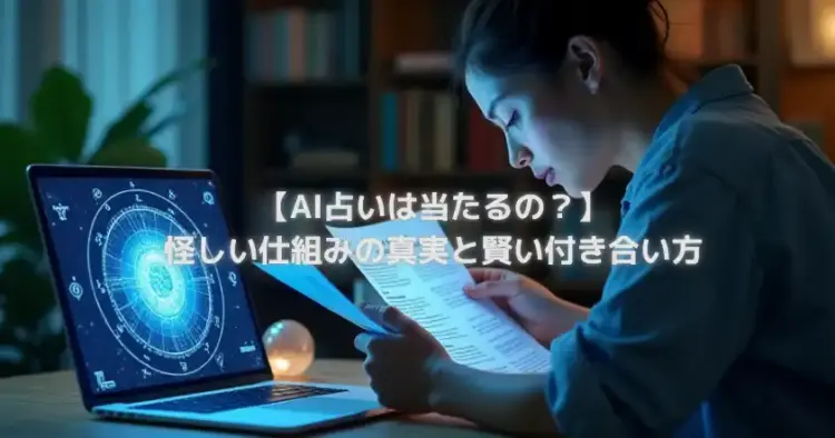 AI占いは当たるの？仕組みと賢い付き合い方