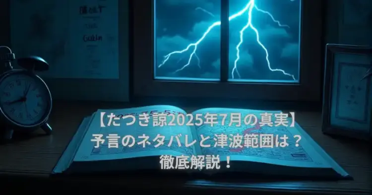 たつき諒の予言と津波の真実