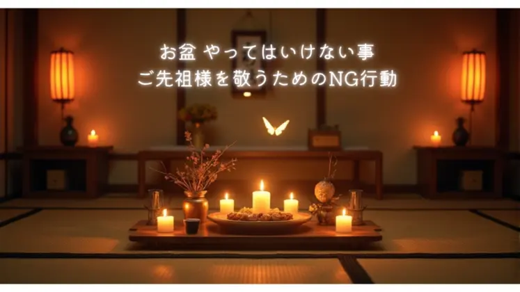 お盆-やってはいけない事｜ご先祖様を敬うためのNG行動リスト