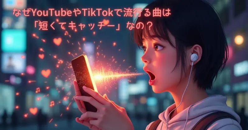 なぜYouTubeやTikTokで流行る曲は「短くてキャッチー」なの？