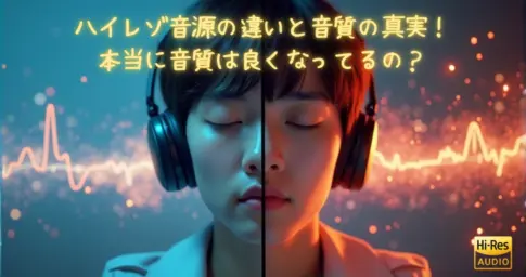 ハイレゾ音源の違いと音質の真実！-本当に音質は良くなってるの？