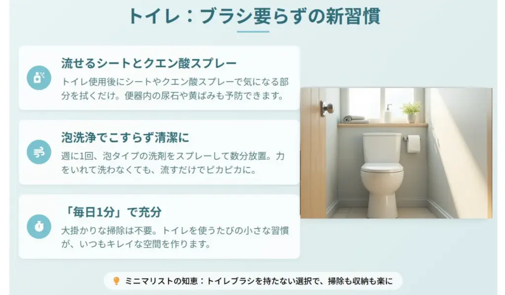 トイレ ブラシなし生活