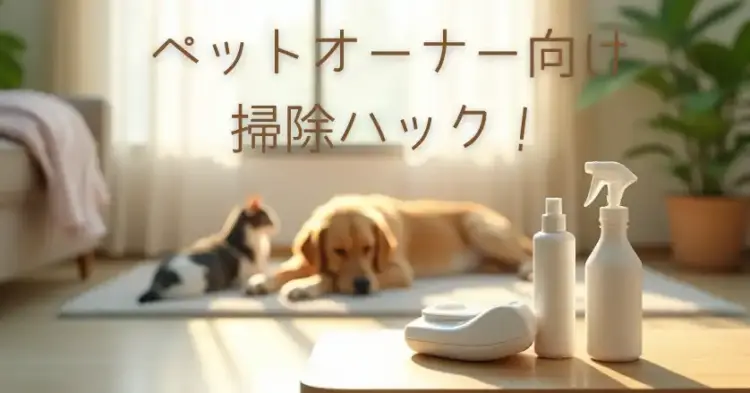 ペットオーナー向け掃除ハック