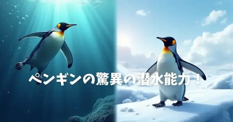 ペンギンの驚異の潜水能力！
