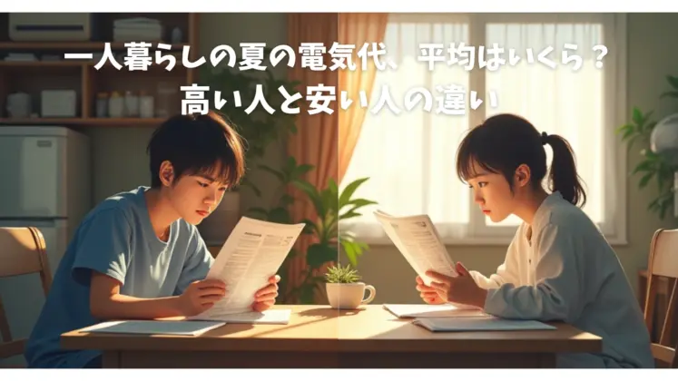 一人暮らしの夏の電気代 節約術