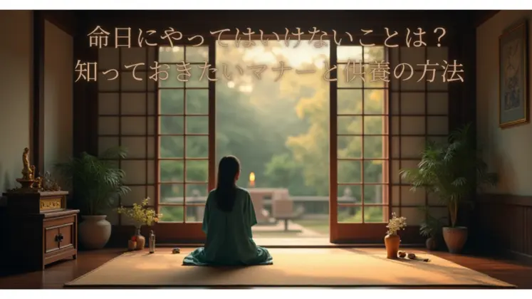 命日にやってはいけないことは？知っておきたいマナーと供養の方法