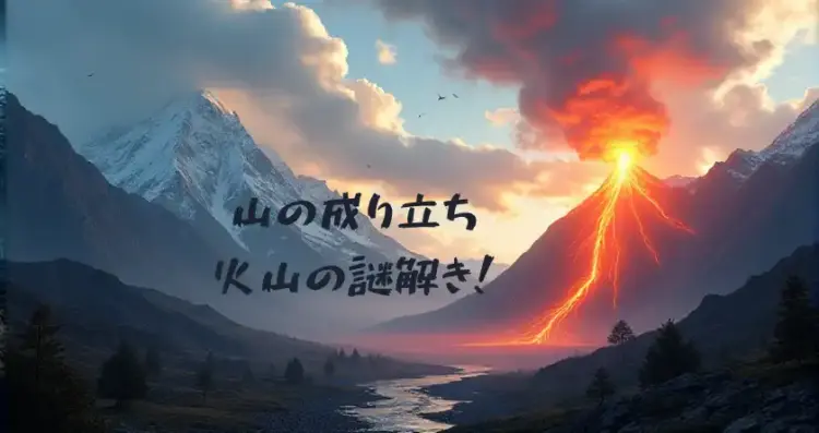 山の成り立ちと火山の謎解き！