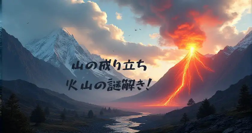 山の成り立ちと火山の謎解き！
