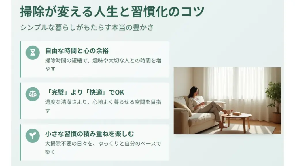 掃除が変える人生と習慣化のコツ
