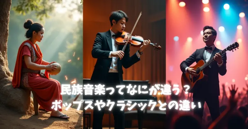 民族音楽ってなにが違う？ポップスやクラシックとの違い