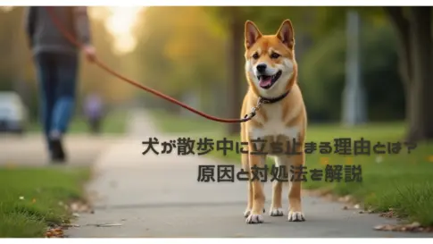 犬が散歩中に立ち止まる理由とは？