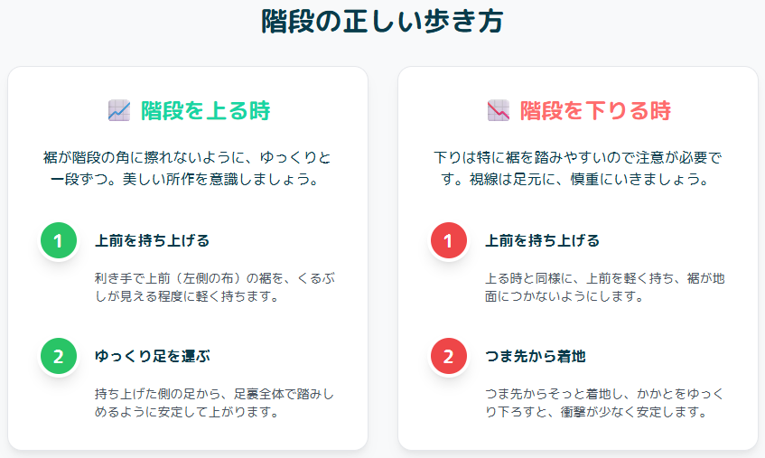 階段の正しい歩き方