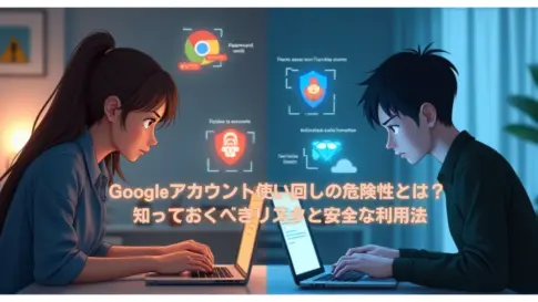 アカウント使い回しの危うさと正しい使い方の対比