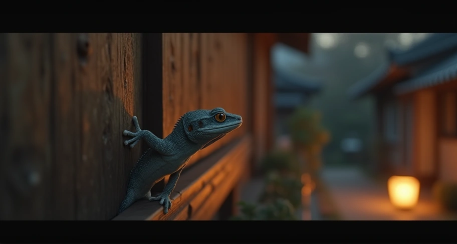 家に住むヤモリのイメージ