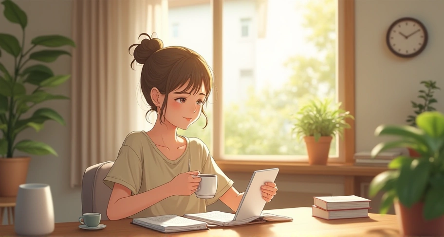 ゆとりのある生活の風景イメージ