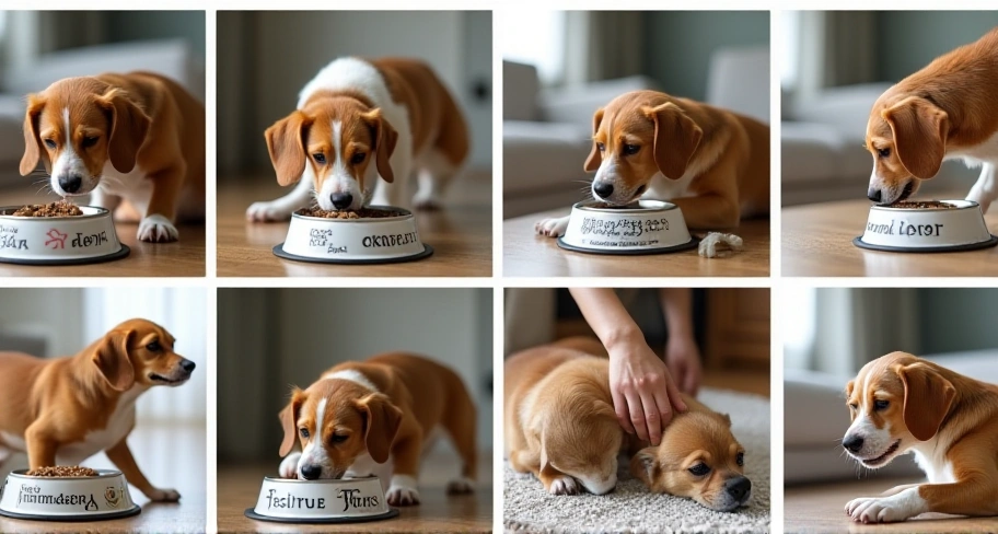 犬の違和感をイメージ化した画像