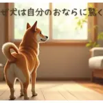 犬がおしりを向けている様子