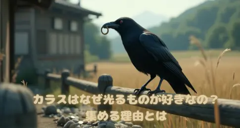 カラスはなぜ光るものが好きなの？
