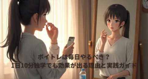 「独学でも10分あれば続けられる！効果アリ」って雰囲気