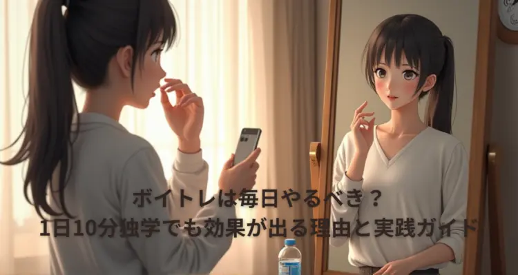 「独学でも10分あれば続けられる！効果アリ」って雰囲気