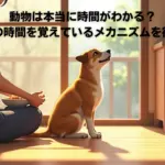 ごはんの時間を待っている様子