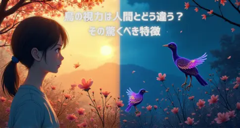 鳥は人間には見えない“色の世界