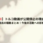 【江頭250】トルコ動画が公開停止の理由はなぜ？過去の騒動まとめ！今後の活動への影響