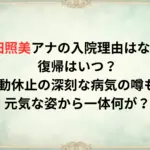 吉田照美アナの入院理由はなぜ？復帰はいつ？活動休止の深刻な病気の噂も！元気な姿から一体何が？