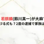 元力士・若麒麟(鈴川真一)が大麻で逮捕！芋づる式も？2度の逮捕で家族は？