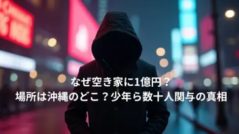 なぜ空き家に1億円？場所は沖縄のどこ？少年ら数十人関与の真相