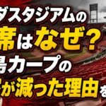 マツダスタジアムの空席はなぜ?広島カープの観客が減った理由を解説するアイキャッチ画像