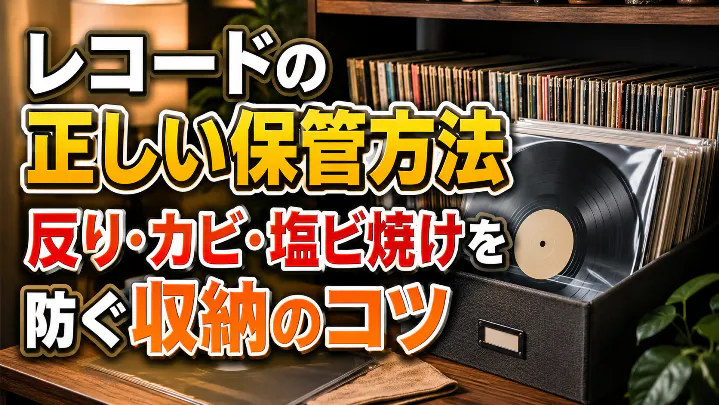 レコードの正しい保管方法と反り・カビ・塩ビ焼けを防ぐ収納のコツ