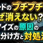 レコードのプチプチ音が消えない原因の見分け方とノイズの対処法を解説するアイキャッチ画像